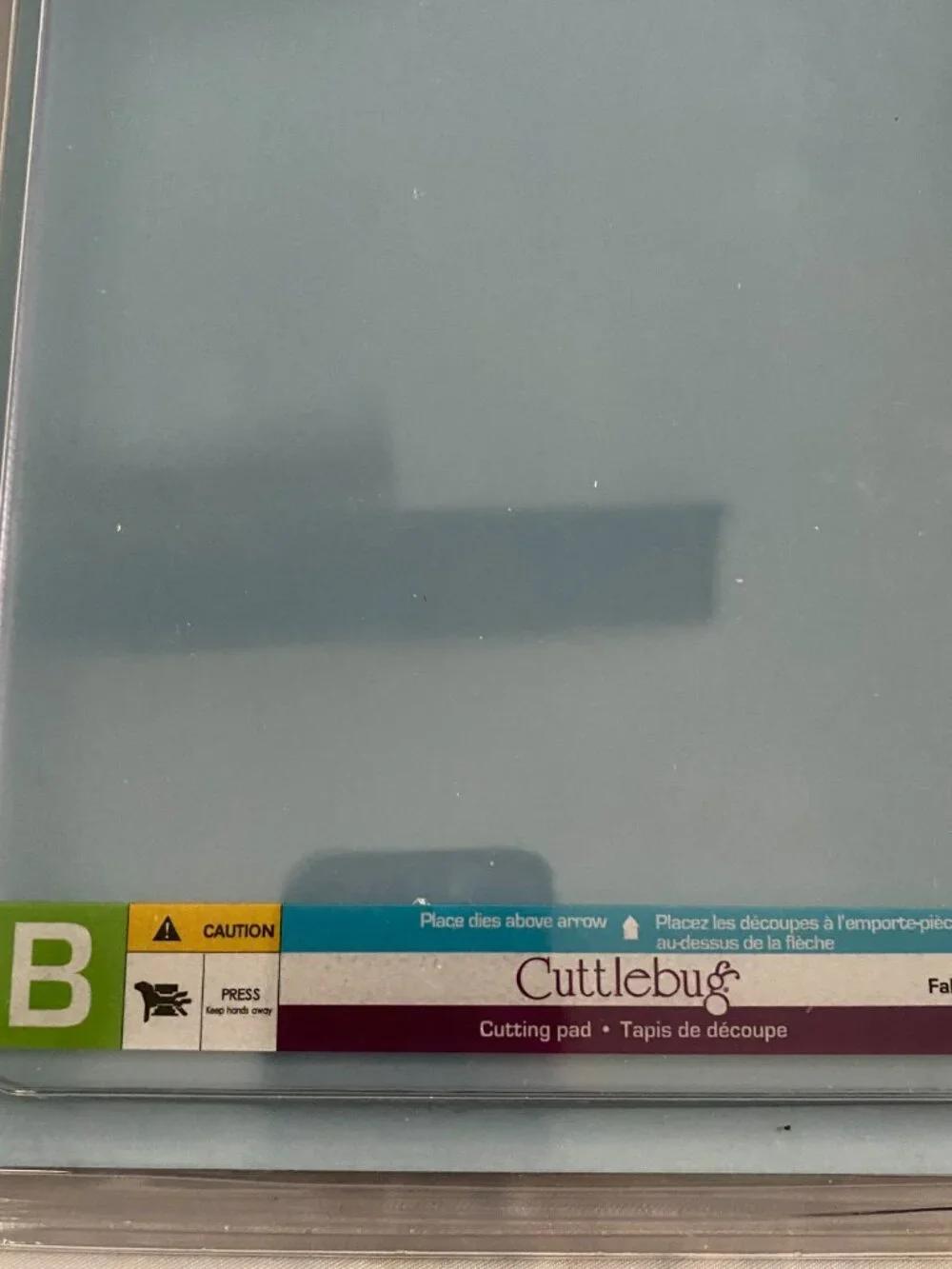 Cuttlebug A B C 6x13 Cutting Plates & Adapter Set